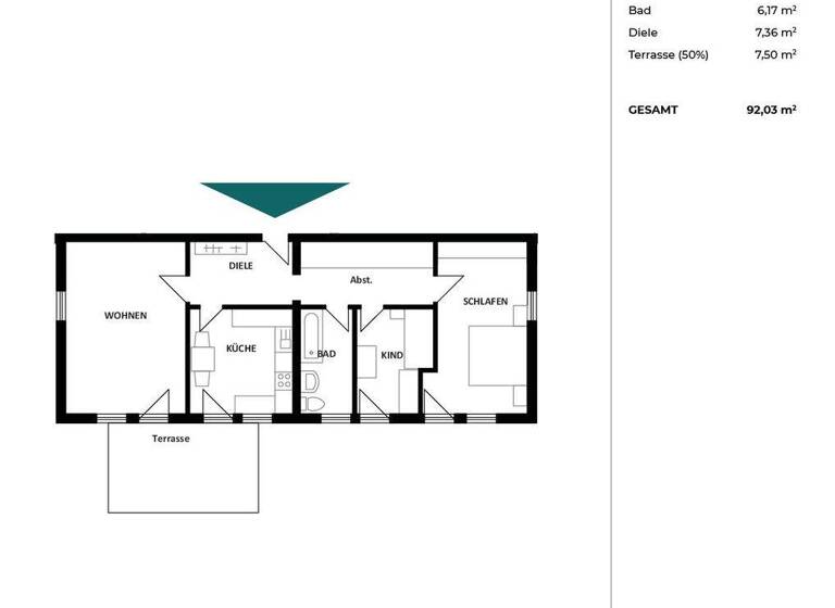 Wohnung zum Kauf 369.000 € 3 Zimmer 92 m² Oppersdorf Lappersdorf 93138