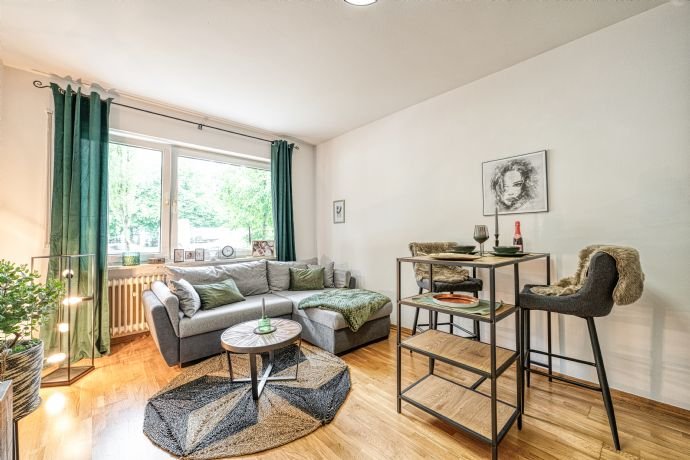 Wohnung zur Miete 1.100 € 1 Zimmer 30 m²<br/>Wohnfläche EG<br/>Geschoss Ebenauer Dom Pedro München 80637