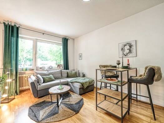 Wohnung zur Miete 1.100 € 1 Zimmer 30 m² EG frei ab sofort Neuhausen-Nymphenburg München 80637