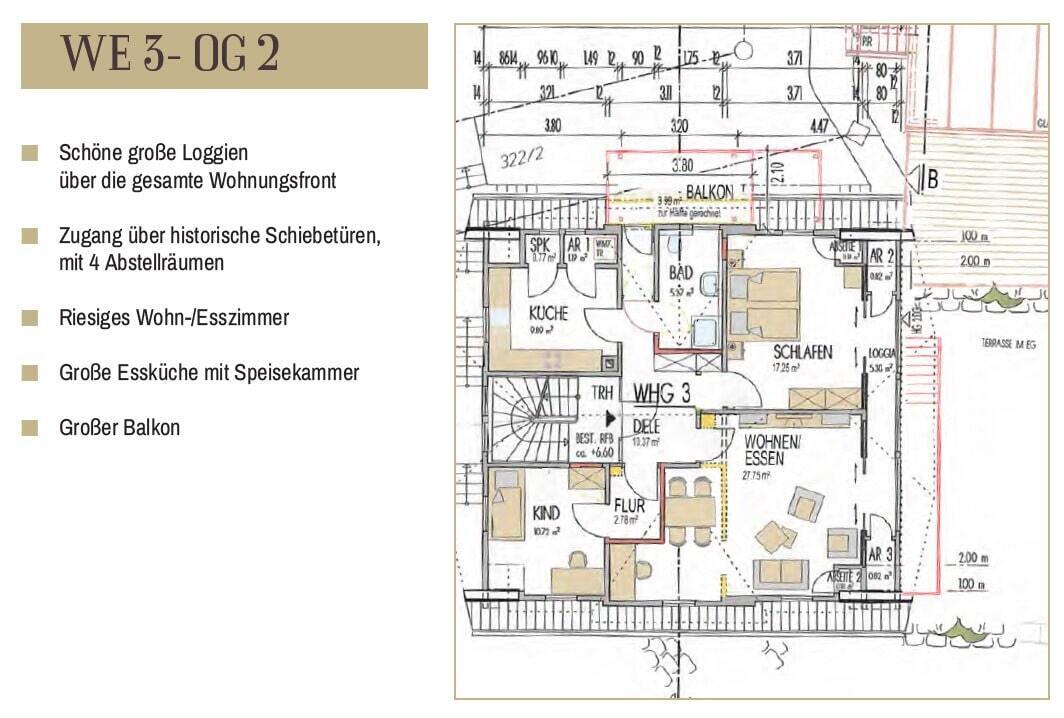 Wohnung zum Kauf 445.000 € 3 Zimmer 97,3 m²<br/>Wohnfläche Kernstadt Calw 75365