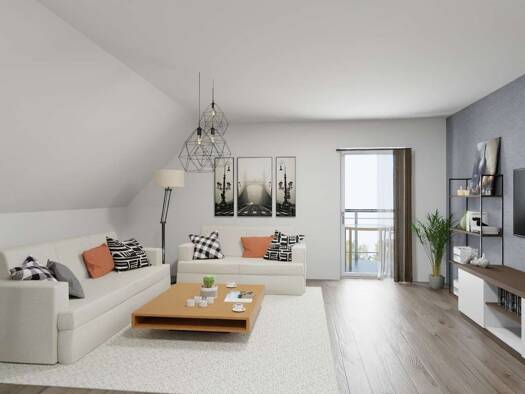 Wohnung zum Kauf - Erstbezug provisionsfrei 425.000 € 2,5 Zimmer 73,6 m² 2. Geschoss Schrobenhausen Schrobenhausen 86529