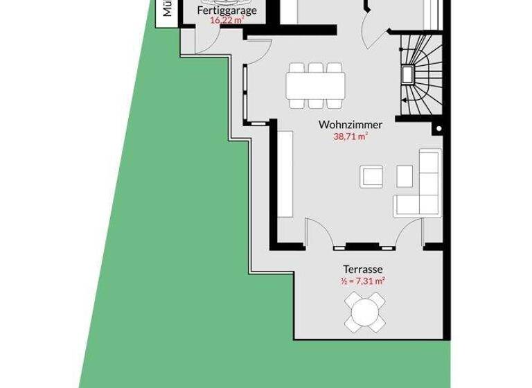 Doppelhaushälfte zum Kauf 1.215.000 € 6 Zimmer 160,1 m² 374 m² Grundstück Puchheim 82178
