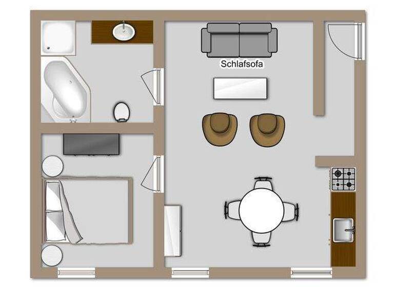 WG-Zimmer zum Kauf 179.000 € 2 Zimmer 57,7 m² 1. Geschoss Schlossstr. 19 Basthorst Crivitz / Basthorst 19089