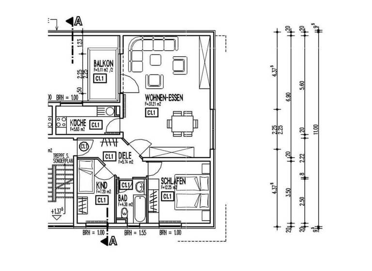 Wohnung zum Kauf 155.000 € 3 Zimmer 71 m² Sulzbach 66280