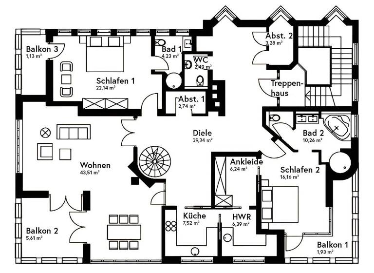 Penthouse zum Kauf 799.000 € 5 Zimmer 230 m²<br/>Wohnfläche Durach Durach 87471