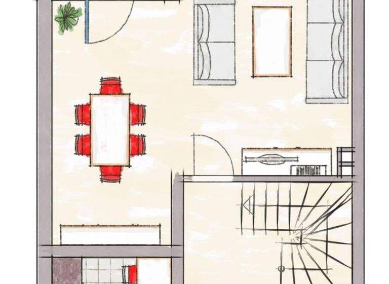 Reihenmittelhaus zum Kauf 370.000 € 4 Zimmer 96 m² 207 m² Grundstück Innenstadt Wülfrath 42489