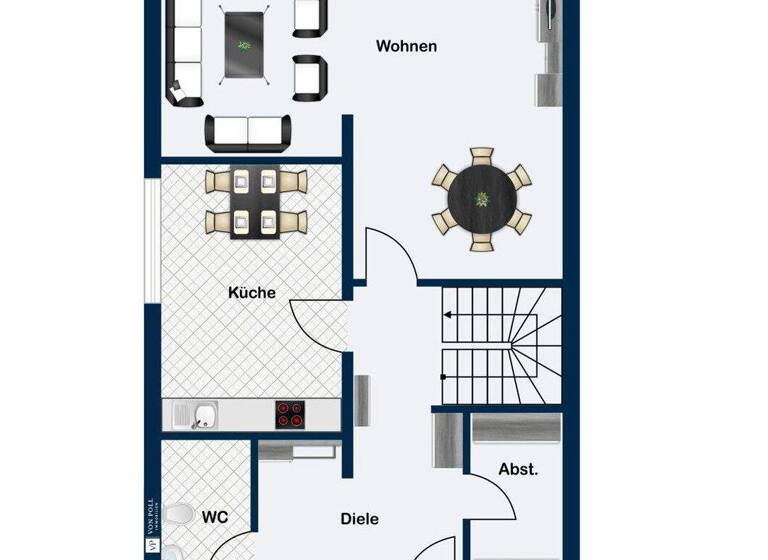 Maisonette zur Miete 1.350 € 4 Zimmer 123 m² 1. Geschoss Olfen 59399