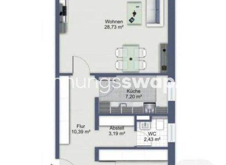 Wohnung zur Miete Tauschwohnung 1.400 € 2 Zimmer 83 m² 2. Geschoss Starnberg 82319