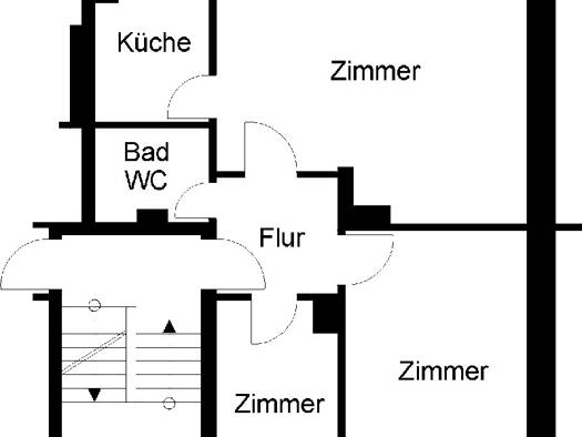 Wohnung zur Miete 318 € 3 Zimmer 55,8 m² 3. Geschoss Haberstraße 4 D Geestemünde Bremerhaven 27574
