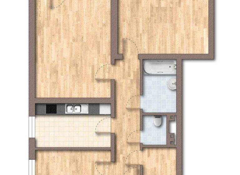 Wohnung zum Kauf 169.000 € 3 Zimmer 78,4 m² 5. Geschoss Bahnstraße 11 Leopoldsdorf im Marchfeld 2285