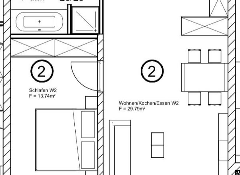 Wohnung zum Kauf - Erstbezug provisionsfrei als Kapitalanlage geeignet 214.060 € 2 Zimmer 61,2 m² Am Stadtpark Werdau 08412