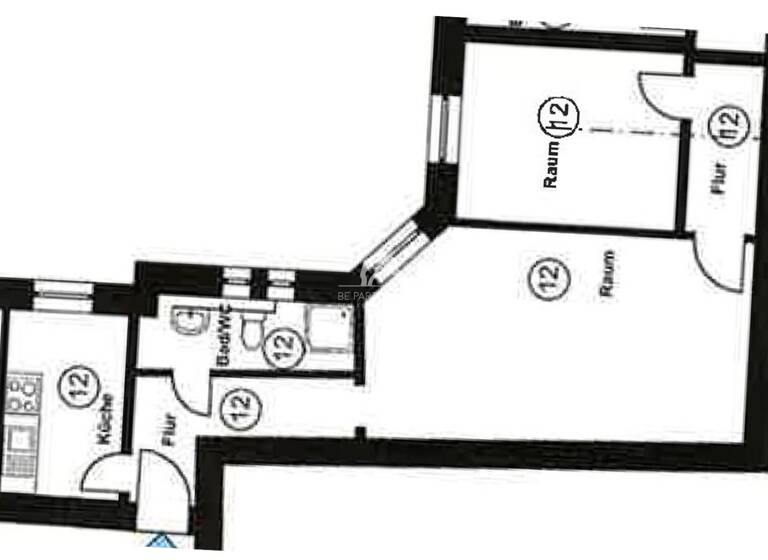 Wohnung zum Kauf provisionsfrei 305.000 € 2 Zimmer 53,1 m² 3. Geschoss Alt-Moabit 126 Moabit Berlin 10557