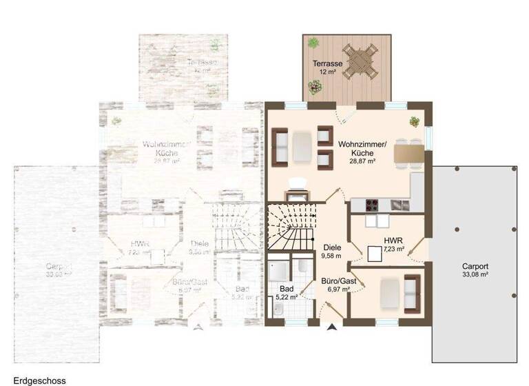 Doppelhaushälfte zum Kauf 314.000 € 5 Zimmer 109,7 m² 334 m² Grundstück Oster-Ohrstedt 25885
