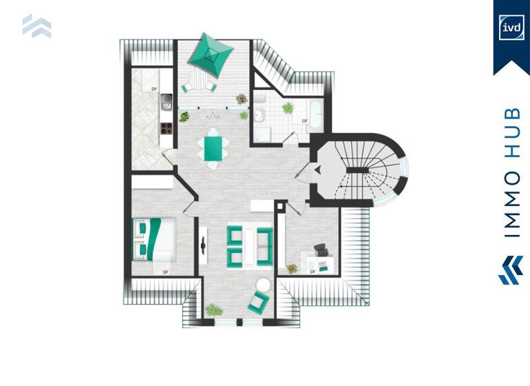 Wohnung zum Kauf 225.000 € 3 Zimmer 76 m² 4. Geschoss Schönefeld-Ost Leipzig 04347