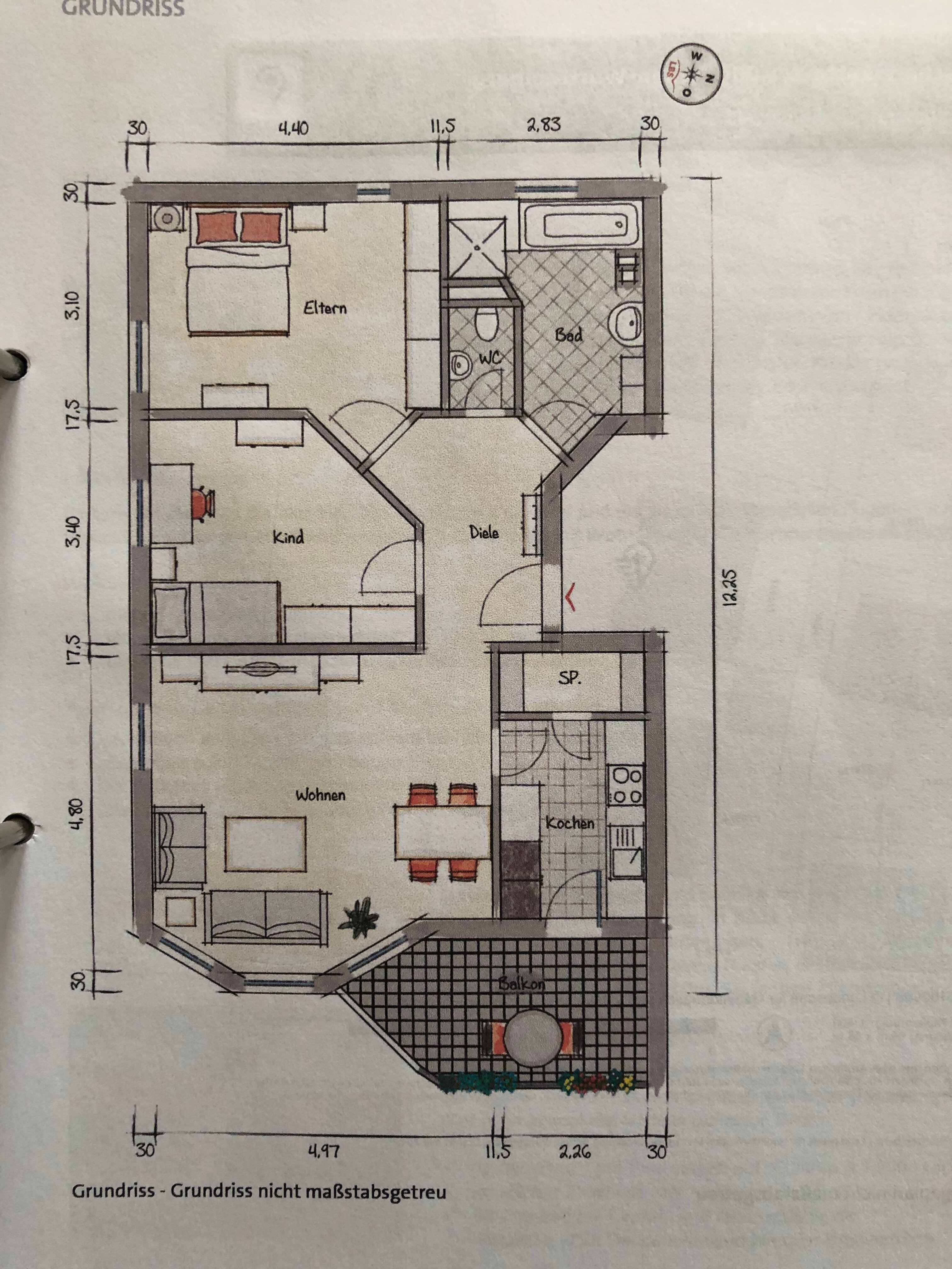 Wohnung zur Miete 890 € 3 Zimmer 78 m²<br/>Wohnfläche 1.<br/>Geschoss Tuttlingen Tuttlingen 78532