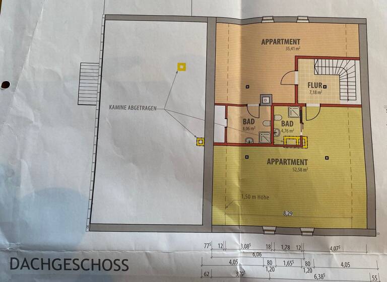 Studio zur Miete 570 € 1 Zimmer 57 m² Geschoss -3/3 frei ab sofort Kreuzberg Freyung 94078