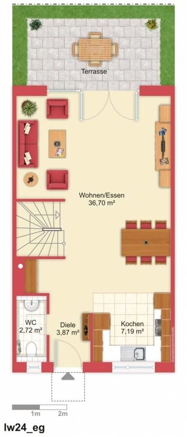 Haus zur Miete 1.650 € 5 Zimmer 128 m² frei ab 01.05.2025 Hagsfeld Karlsruhe / Hagsfeld 76139