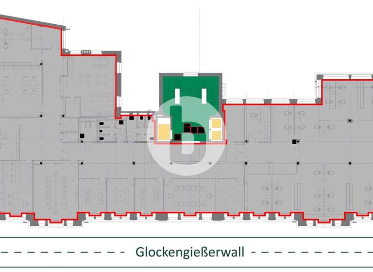 Bürogebäude zur Miete 22 € 1.973 m² Bürofläche Hamburg-Altstadt Hamburg 20095