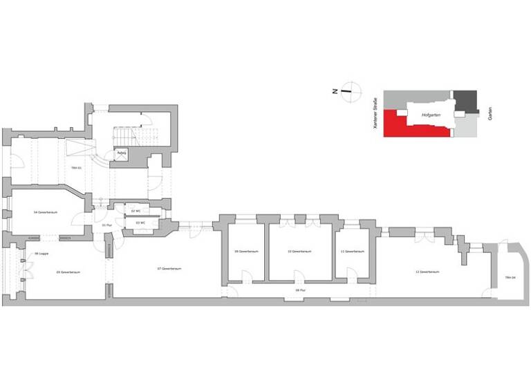Bürofläche zum Kauf 8.840 € 7 Zimmer 119,2 m² Bürofläche Xantener Str. 8 Wilmersdorf Berlin 10707