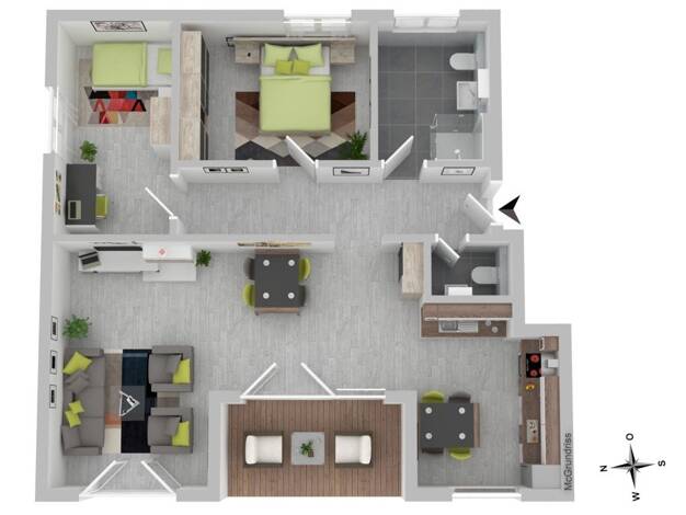 Wohnung zum Kauf 419.234 € 3 Zimmer 84,7 m² Öhringen Öhringen 74613