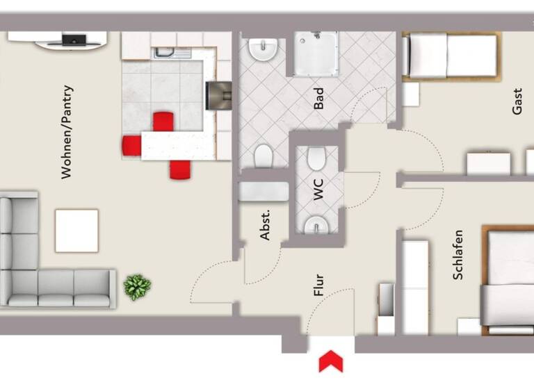 Wohnung zum Kauf 390.000 € 3 Zimmer 83,4 m² 1. Geschoss Pinneberg 25421