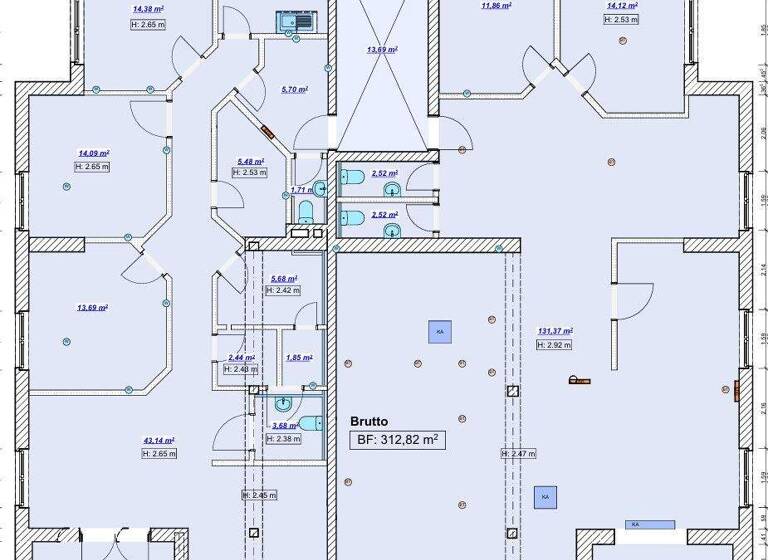 Praxisfläche zur Miete 12 € 9 Zimmer 298 m² Bürofläche Lechtingen Wallenhorst / Lechtingen 49134