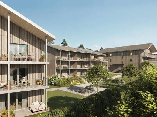 Wohnung zum Kauf - Erstbezug provisionsfrei 366.200 € 2 Zimmer 56,7 m² Tittmoninger Straße 52, 52a, 52b Laufen 83410