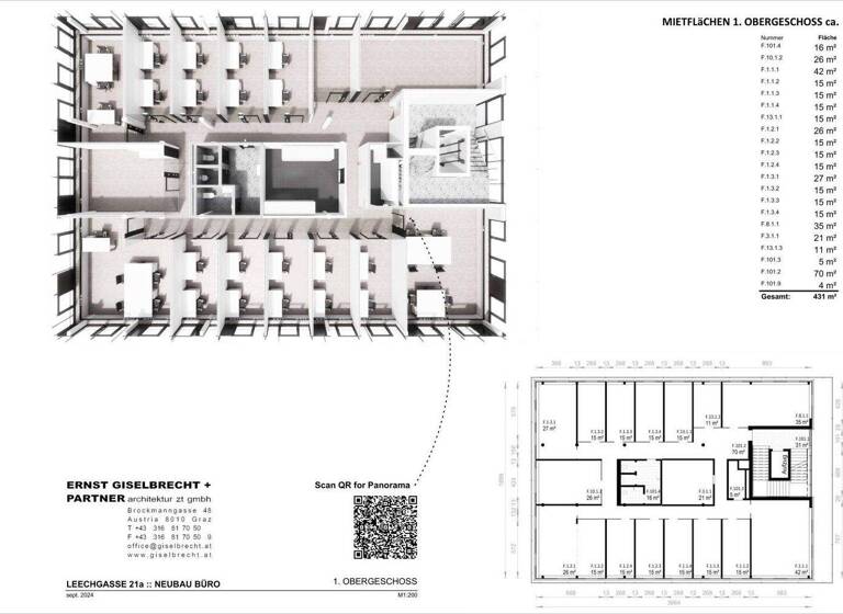 Büro zur Miete 6.896 € Leechgasse Geidorf Graz 8010