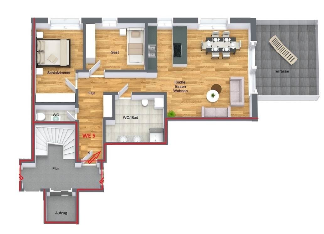 Wohnung zum Kauf 491.784 € 3 Zimmer 98,1 m²<br/>Wohnfläche Holzlar Bonn 53229