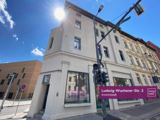 Wohnung zur Miete 650 € 3,5 Zimmer 82 m² 3. Geschoss frei ab 01.09.2025 Ludwig-Wucherer-Straße 3 Paulusviertel Halle (Saale) 06108