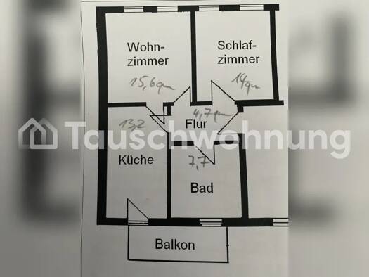 Studio zur Miete Tauschwohnung 395 € 1 Zimmer 57 m² 4. Geschoss Plagwitz Leipzig 04229