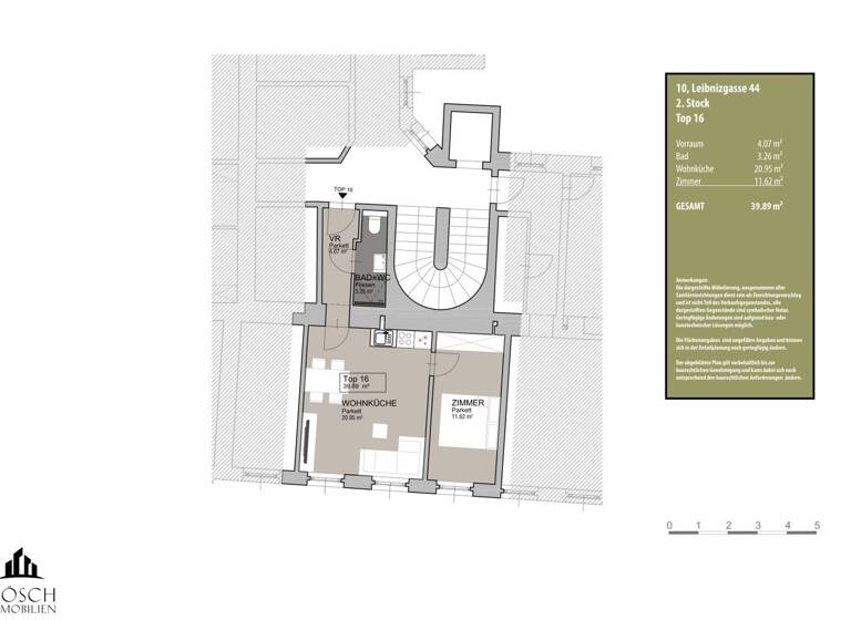 Wohnung zum Kauf 205.000 € 2 Zimmer 40 m² 2. Geschoss Wien 1100
