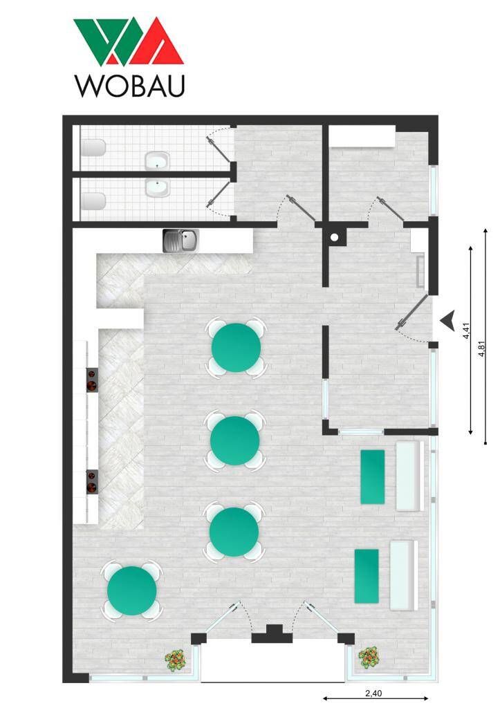 Laden zur Miete 15 € 2 Zimmer 97,1 m²<br/>Verkaufsfläche Breiter Weg 120a Altstadt Magdeburg 39104