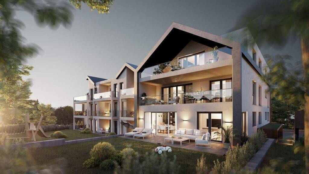 Terrassenwohnung zum Kauf - Erstbezug provisionsfrei 349.000 € 2,5 Zimmer 73 m² EG frei ab sofort Dettensser Str. 70 Dommelsberg Empfingen 72186