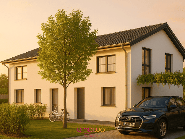 Doppelhaushälfte zum Kauf - Erstbezug 451.000 € 4,5 Zimmer 147 m² 422 m² Grundstück Weyhausen 38554