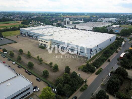 Lagerhalle zur Miete provisionsfrei 19.844 m² Lagerfläche teilbar ab 3.283 m² Uedesheim Neuss 41468
