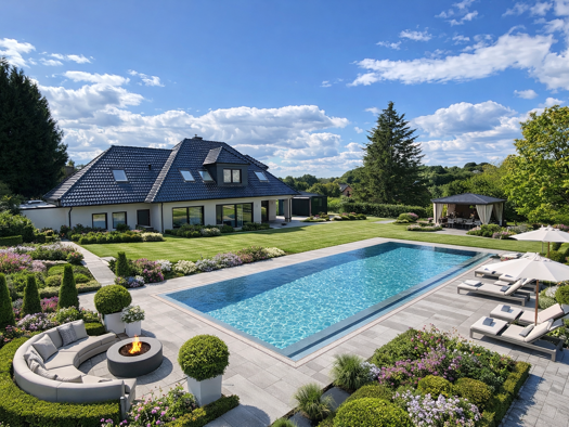 Villa zum Kauf 1.300.000 € 5 Zimmer 218 m² 1.940 m² Grundstück frei ab sofort Marialinden Overath 51491