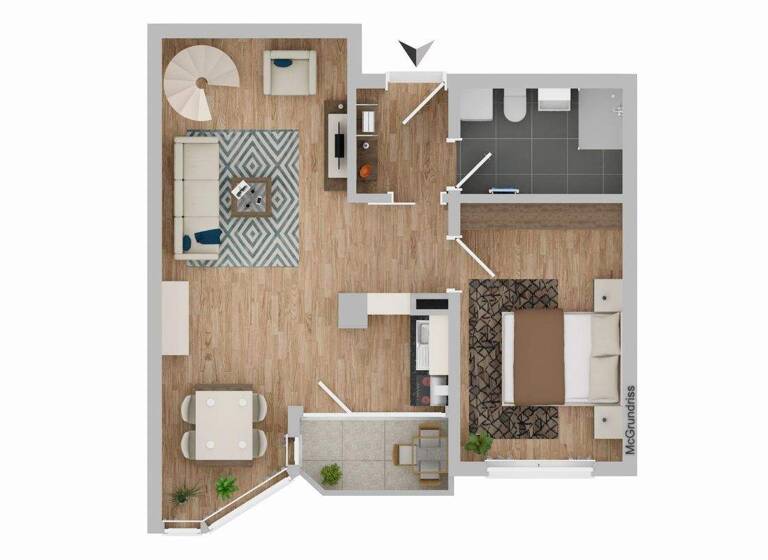 Maisonette zum Kauf 299.000 € 3 Zimmer 74 m² 3. Geschoss Kornwestheim 70806