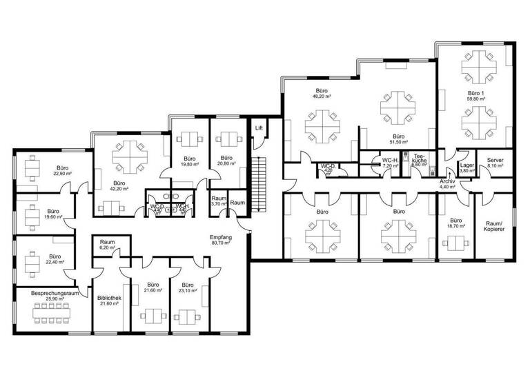 Büro zur Miete 4.068 € Salzburg 5020