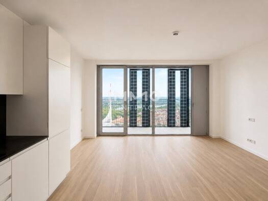 Wohnung zur Miete - Erstbezug 881 € 1 Zimmer 34,1 m² 34. Geschoss frei ab 01.11.2026 Donaustadt 1220