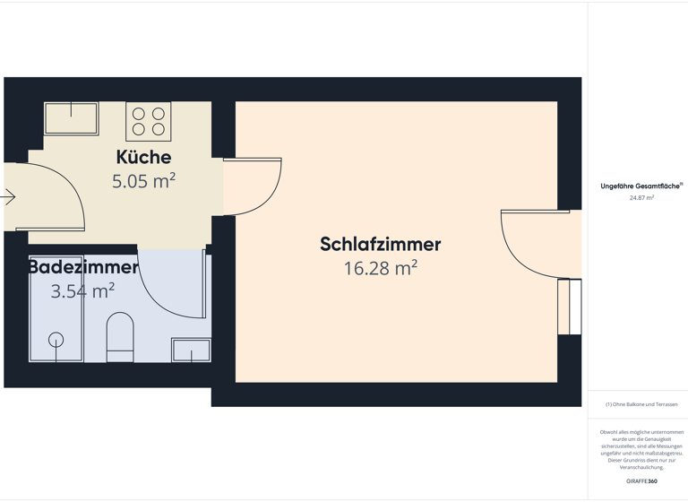 Studio zur Miete 756 € 1 Zimmer 28,4 m² EG frei ab 01.06.2026 Gummersbacher Straße 31b Deutz Köln 50679