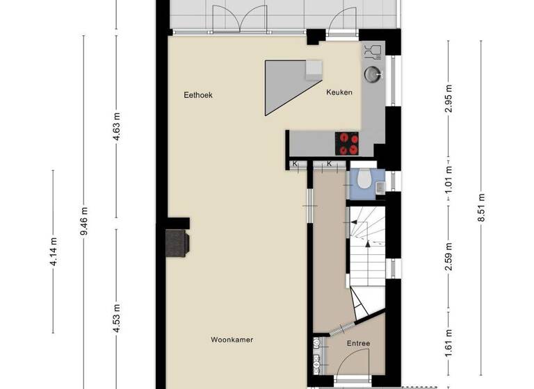 Haus zum Kauf 849.000 € 5 Zimmer 170 m² 788 m² Grundstück rodenrijseweg 349 berkel en rodenrijs 2651 BT
