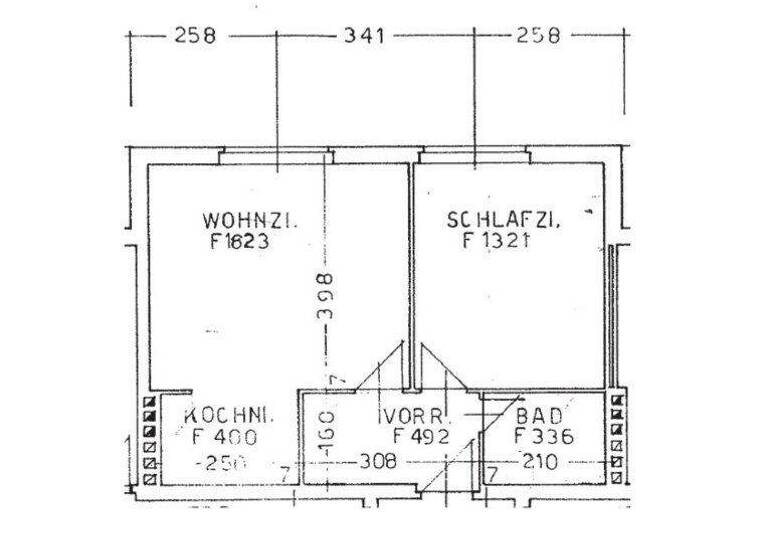 Wohnung zur Miete 214 € 2 Zimmer 43,7 m² Raaberstraße 10 Andorf 4770