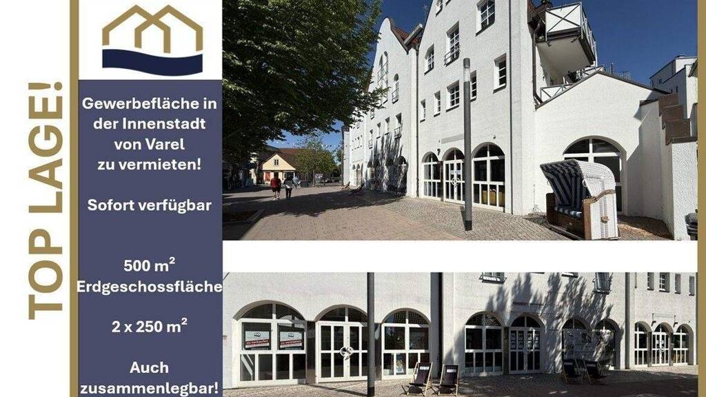 Bürofläche zur Miete 1.500 € 200 m² Bürofläche Schlossstraße 4 Varel 26316