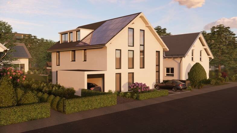 Mehrfamilienhaus zum Kauf - Neubau provisionsfrei 1.699.000 € 8 Zimmer 345,6 m² 731 m² Grundstück Schlebusch Leverkusen 51375