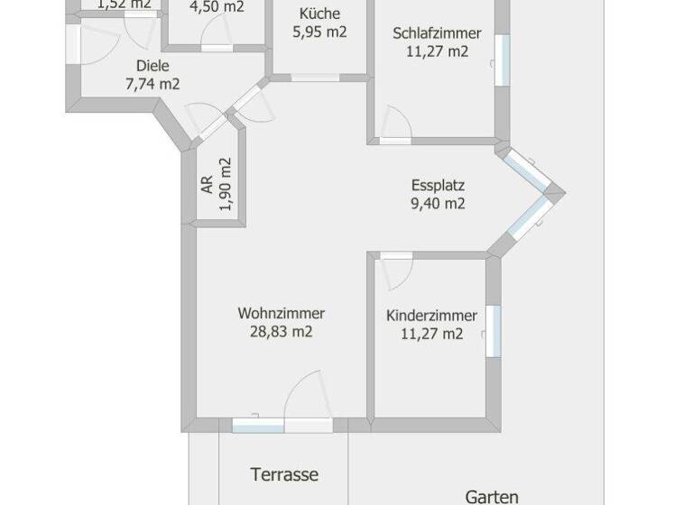 Wohnung zum Kauf 499.000 € 3,5 Zimmer 82,4 m² EG Siezenheim 5071
