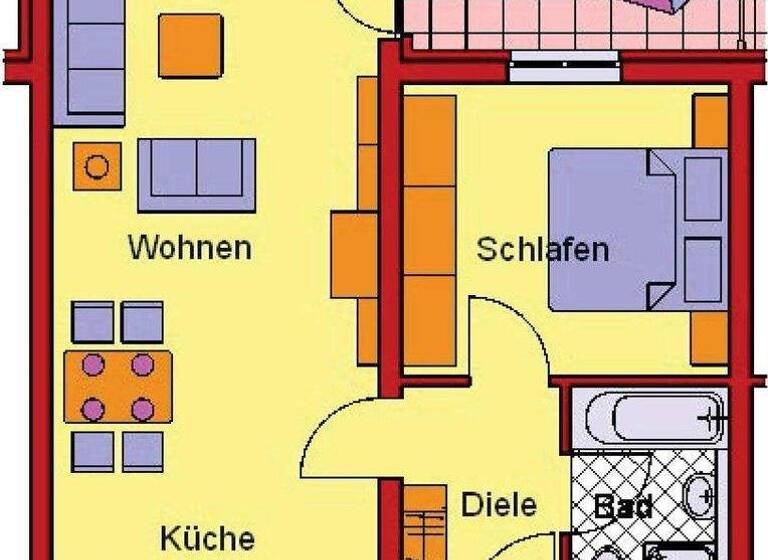 Wohnung zur Miete 840 € 2 Zimmer 51 m² 1. Geschoss frei ab 01.05.2026 Christian-Pabst-Weg 5 Bad Tölz 83646