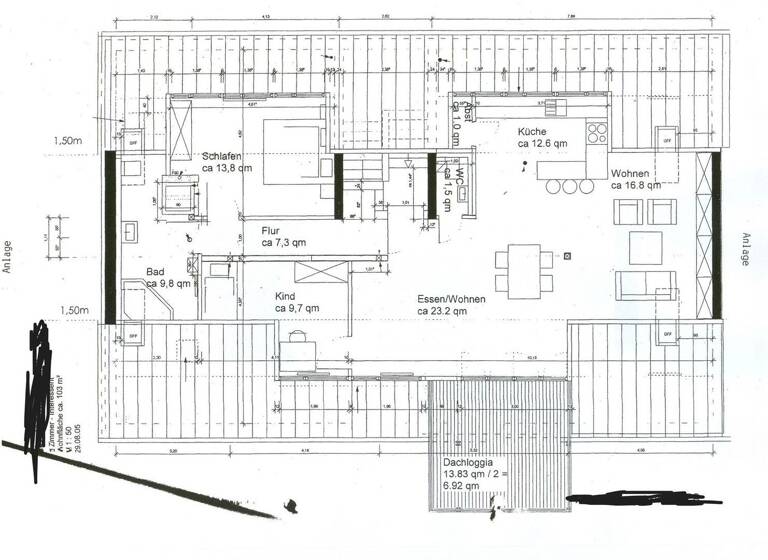 Wohnung zum Kauf provisionsfrei 399.000 € 3 Zimmer 103 m²<br/>Wohnfläche Dachgeschoss, 4.<br/>Geschoss St. Jobst Nürnberg 90491
