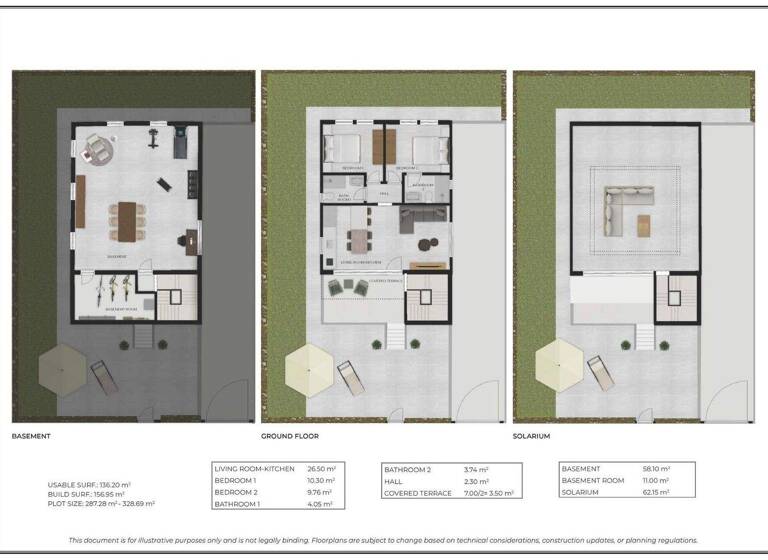 Villa zum Kauf 289.000 € 2 Zimmer 156 m² 303 m² Grundstück Mazarron 30870