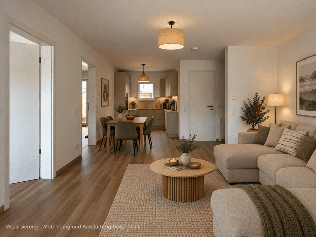 Terrassenwohnung zur Miete - Erstbezug 920 € 3 Zimmer 63 m² 1. Geschoss frei ab sofort Friolzheim 71292